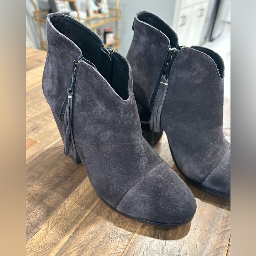 Rag & Bone Margot Fringe Boot - Asphalt - image 1